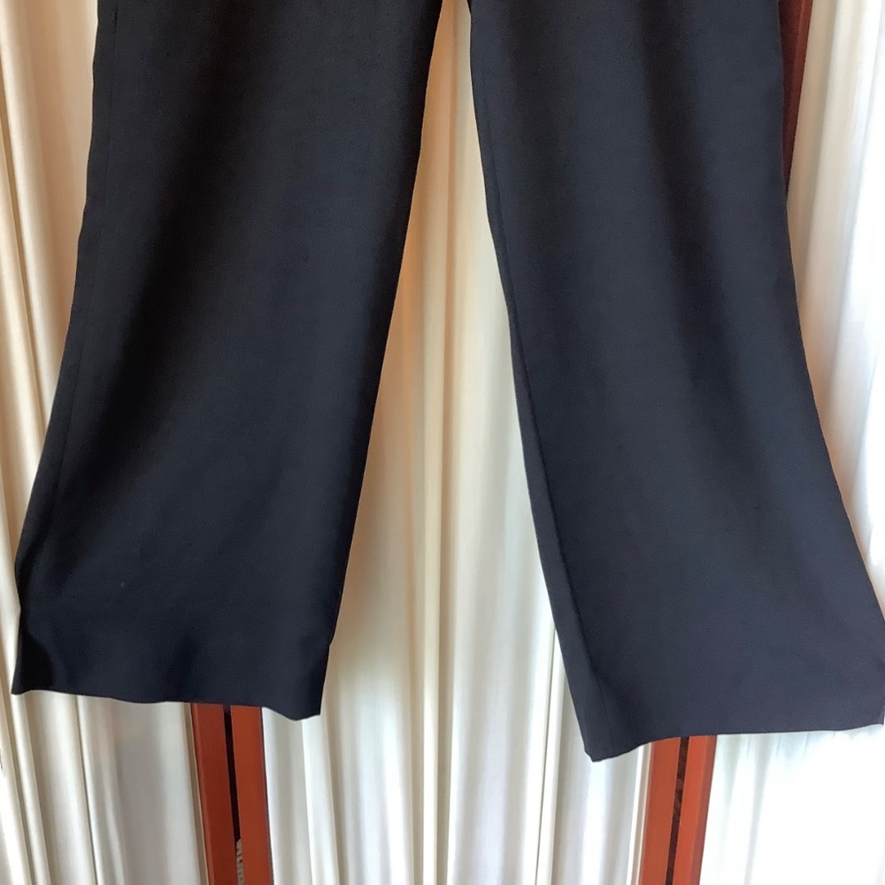 Topshop Women’s Black Wide Leg Trousers Size 4 - Picture 2 of 8